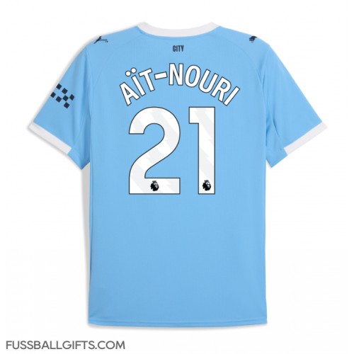Manchester City Rayan Ait-Nouri #21 Fußballbekleidung Heimtrikot 2025-26 Kurzarm